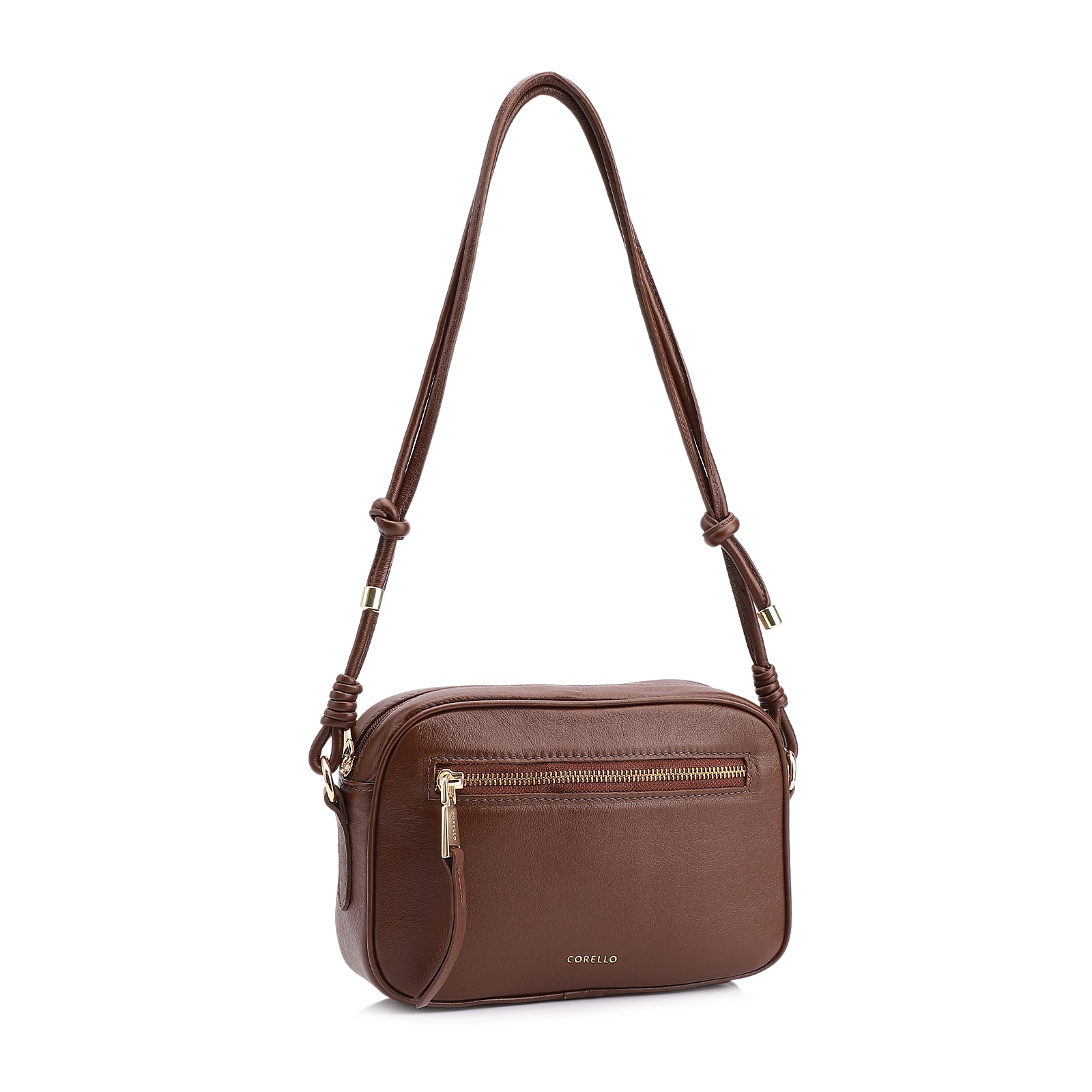 Bolsa Transversal Couro Marrom