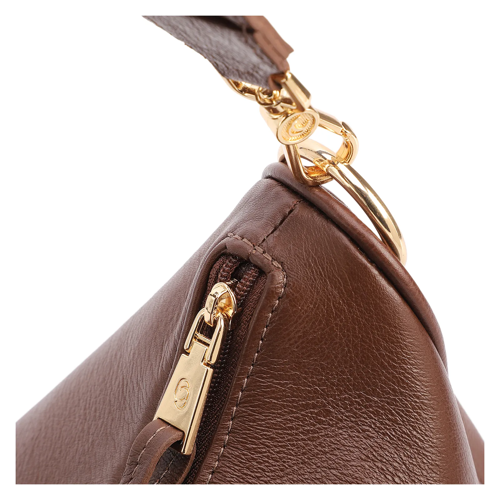 Bolsa Transversal Couro Marrom