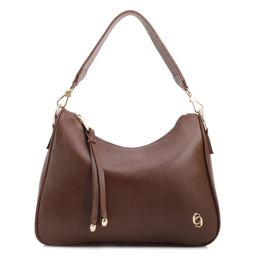 Bolsa Transversal Couro Marrom