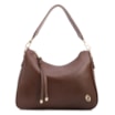 Bolsa Transversal Couro Marrom - imagem 1