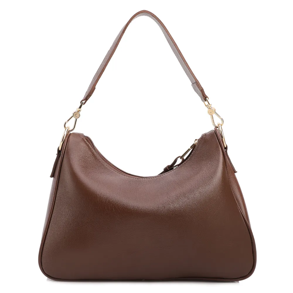 Bolsa Transversal Couro Marrom - imagem 3
