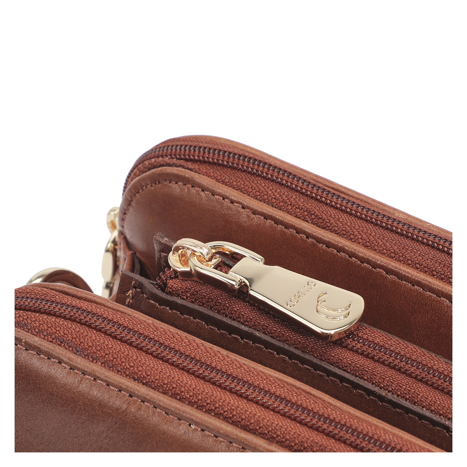 Bolsa Transversal Couro Marrom