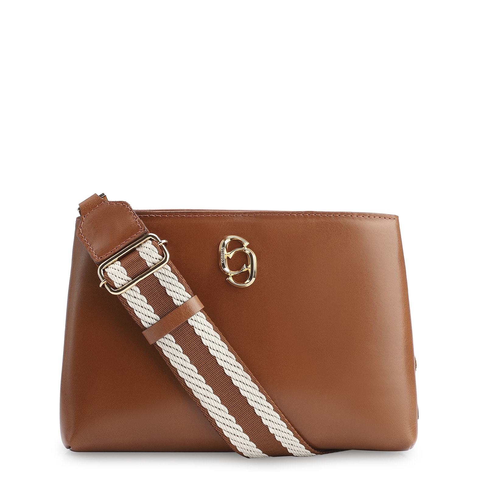 Bolsa Transversal Couro Marrom