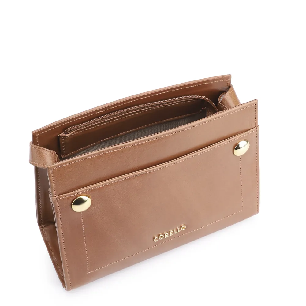 Bolsa Transversal Couro Marrom - imagem 4