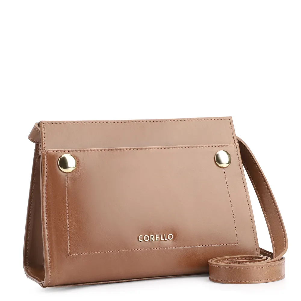 Bolsa Transversal Couro Marrom - imagem 2