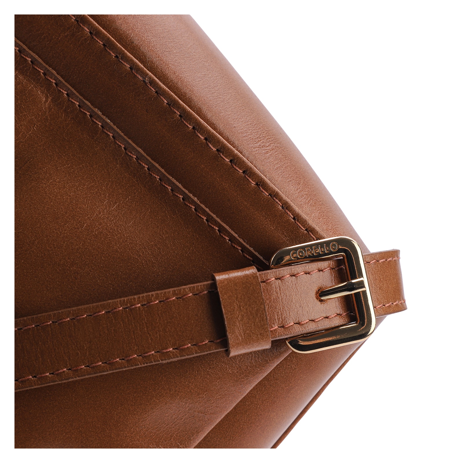Bolsa Transversal Couro Marrom