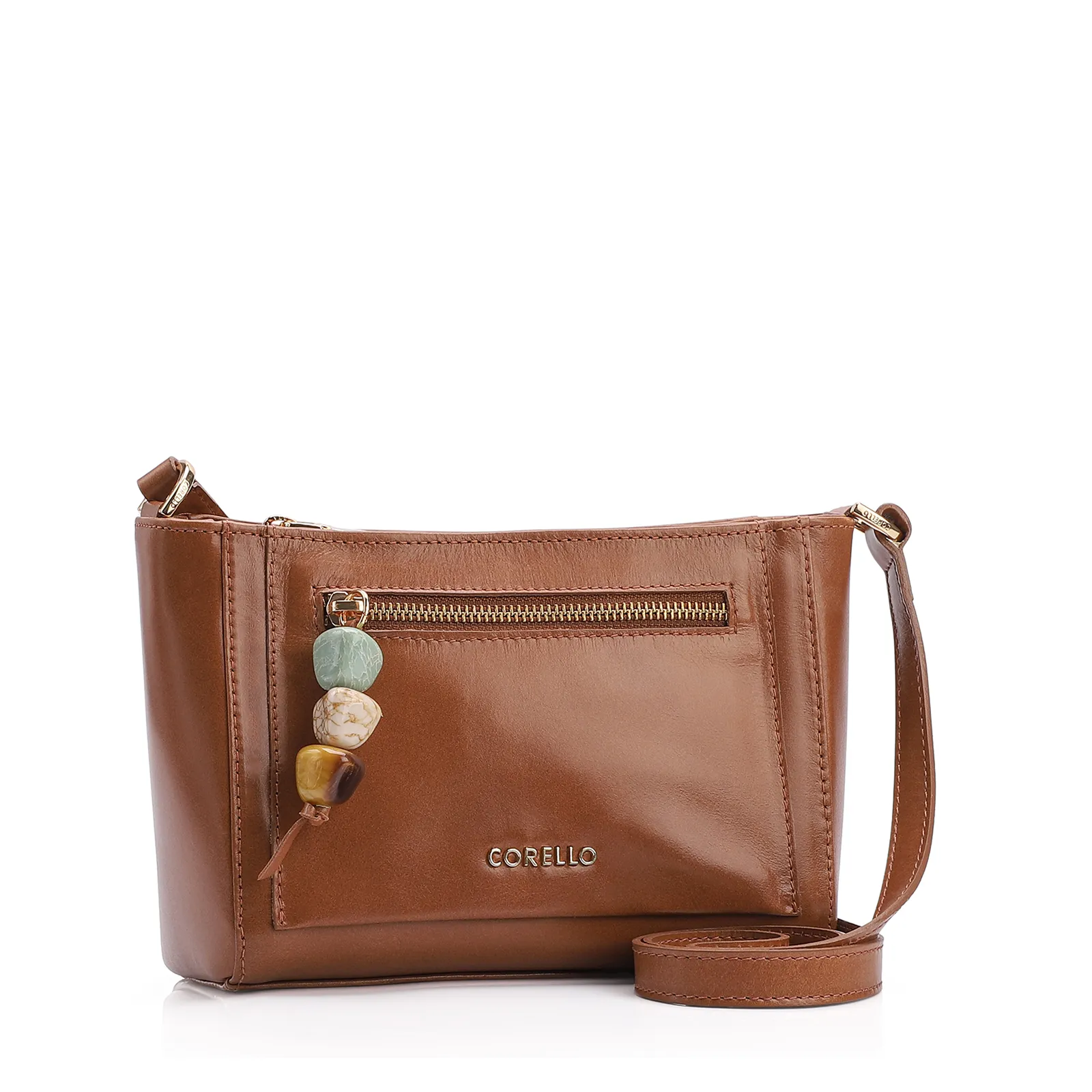 Bolsa Transversal Couro Marrom
