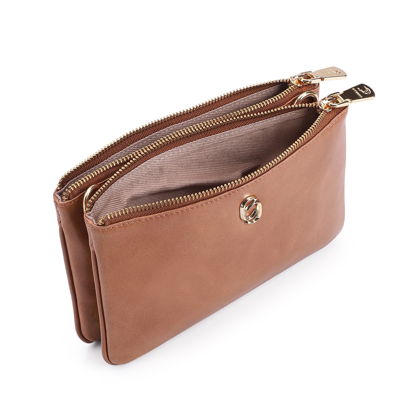 Bolsa Transversal Couro Marrom