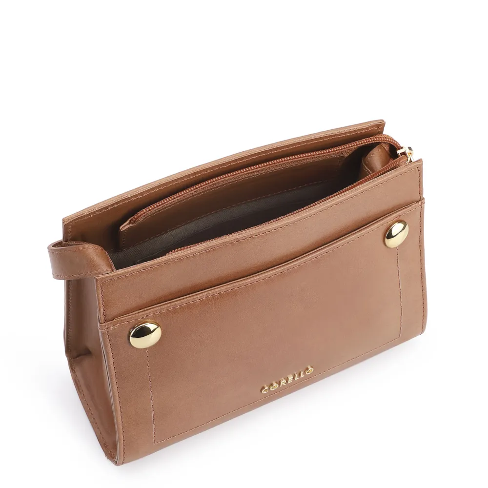 Bolsa Transversal Couro Marrom - imagem 4