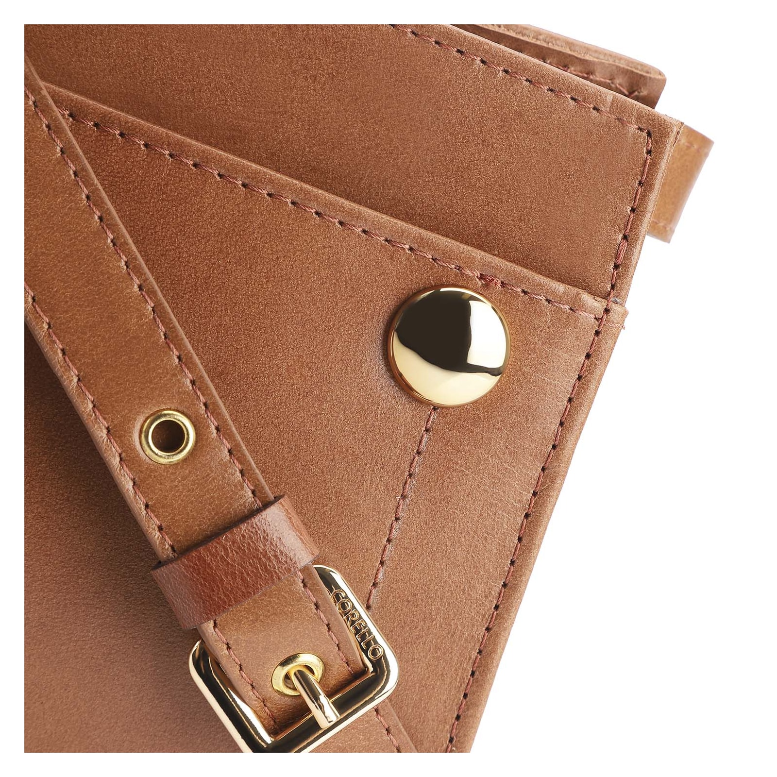 Bolsa Transversal Couro Marrom