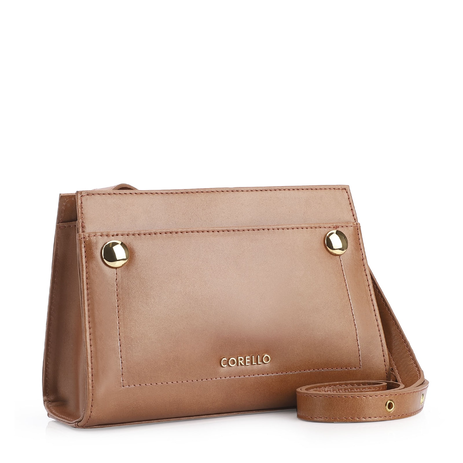 Bolsa Transversal Couro Marrom