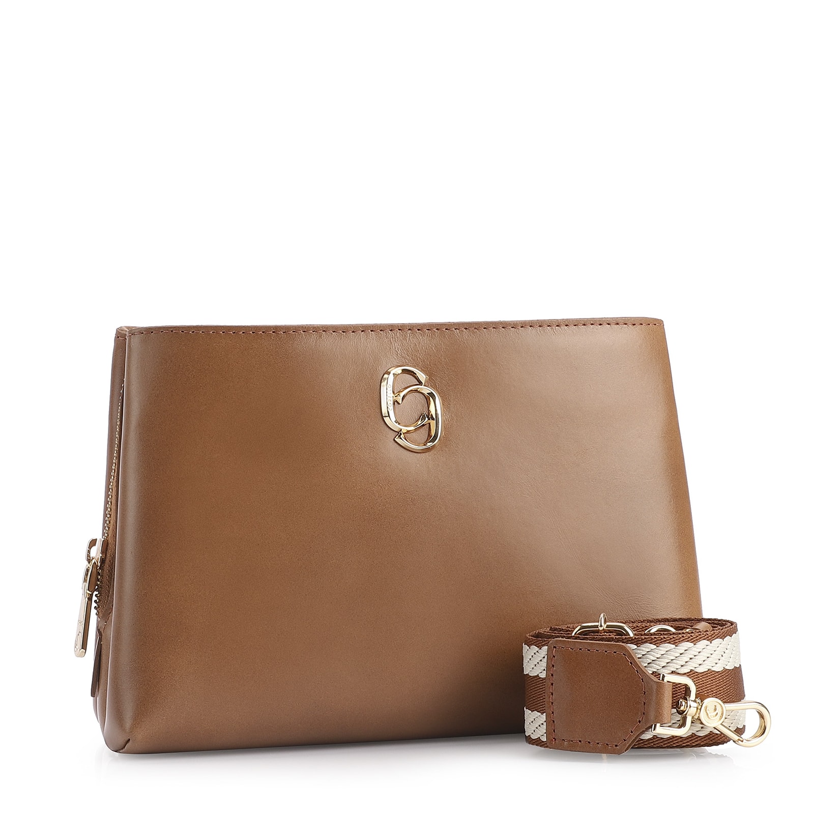 Bolsa Transversal Couro Marrom