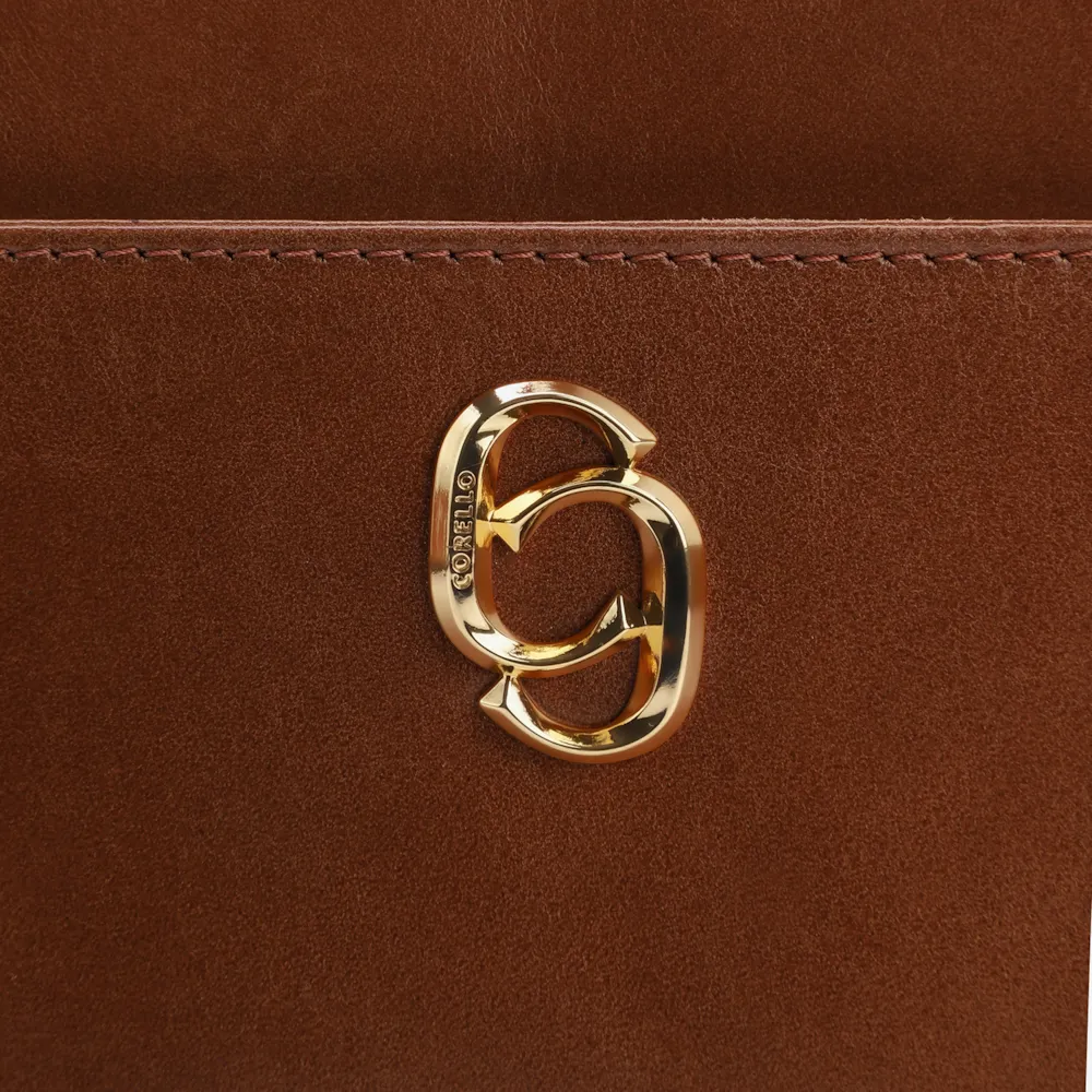 Bolsa Transversal Couro Marrom - imagem 6