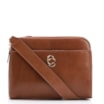 Bolsa Transversal Couro Marrom - imagem 1