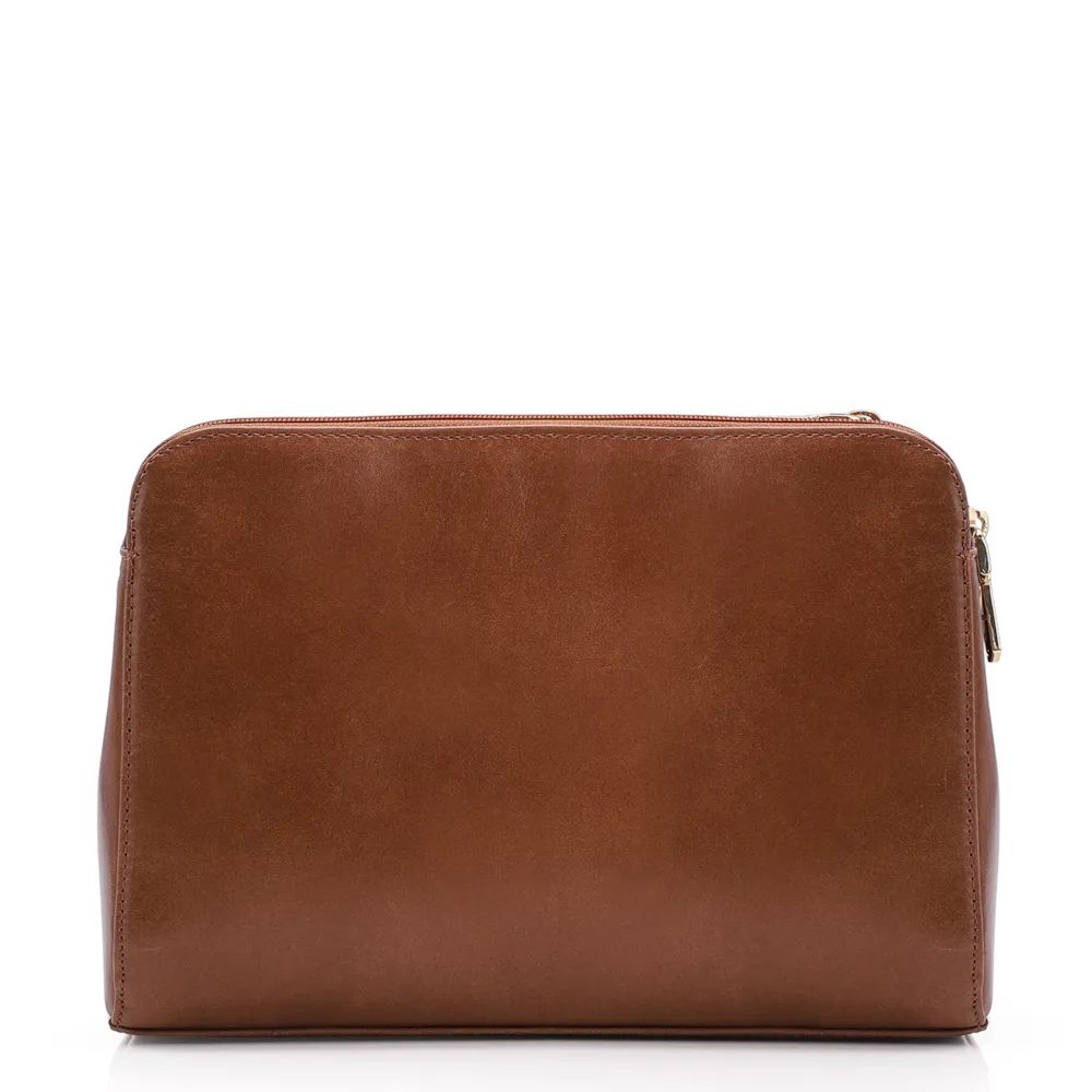 Bolsa Transversal Couro Marrom - imagem 3