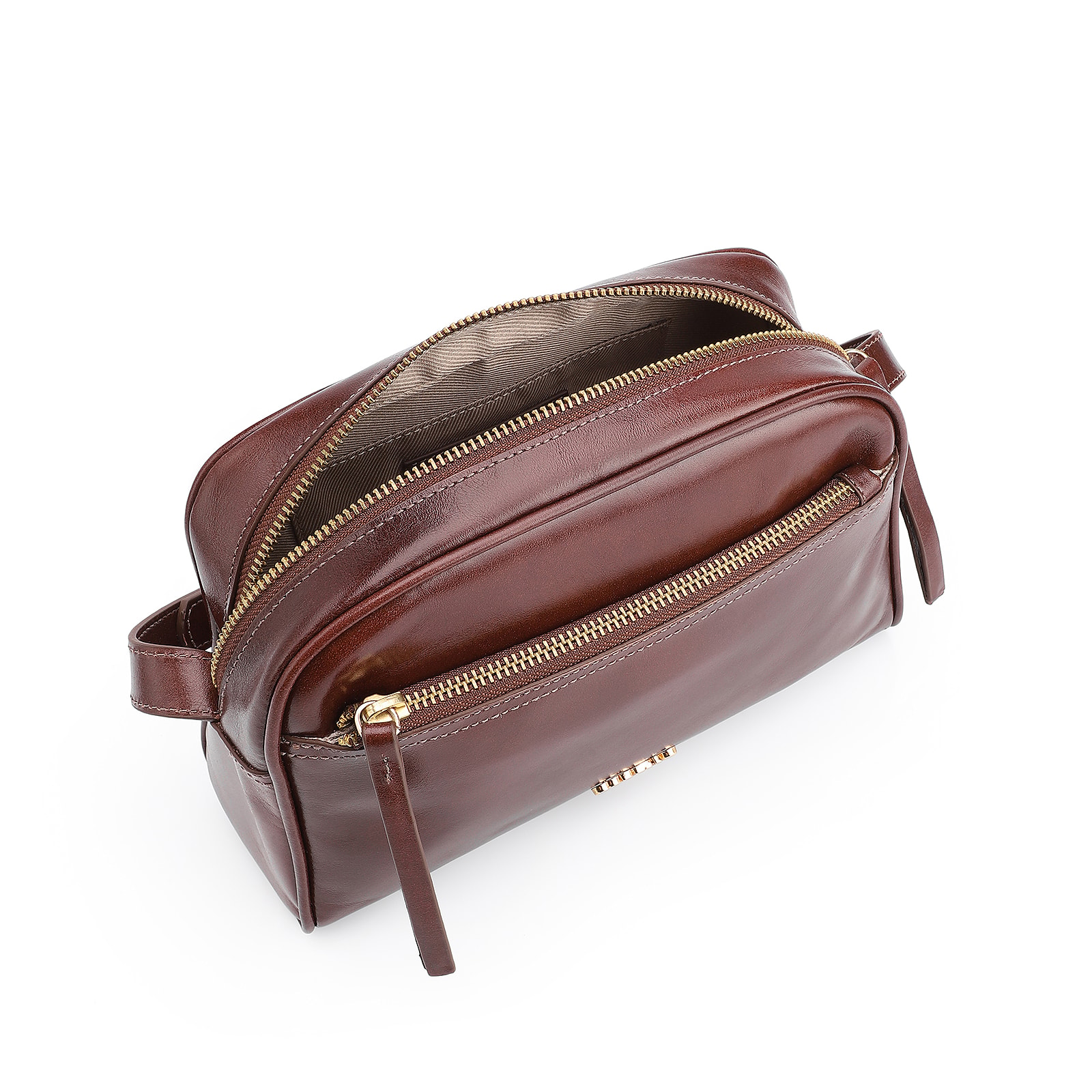 Bolsa Transversal Couro Marrom