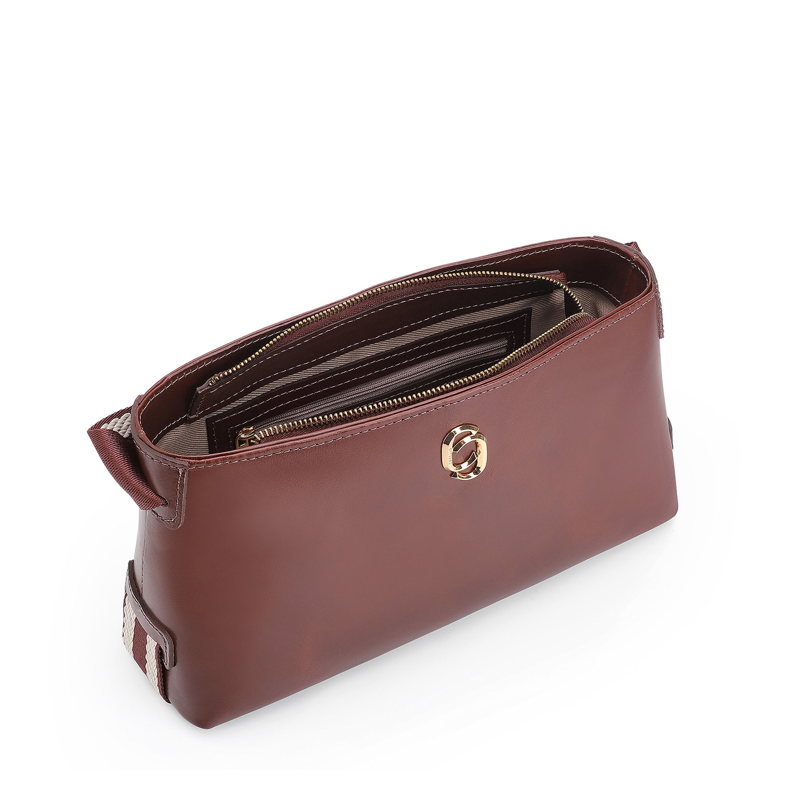 Bolsa Transversal Couro Marrom