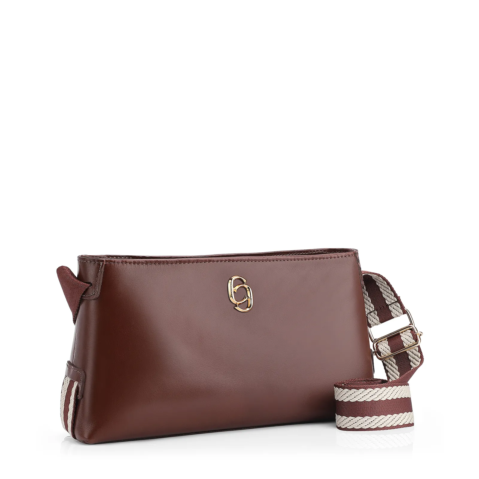 Bolsa Transversal Couro Marrom