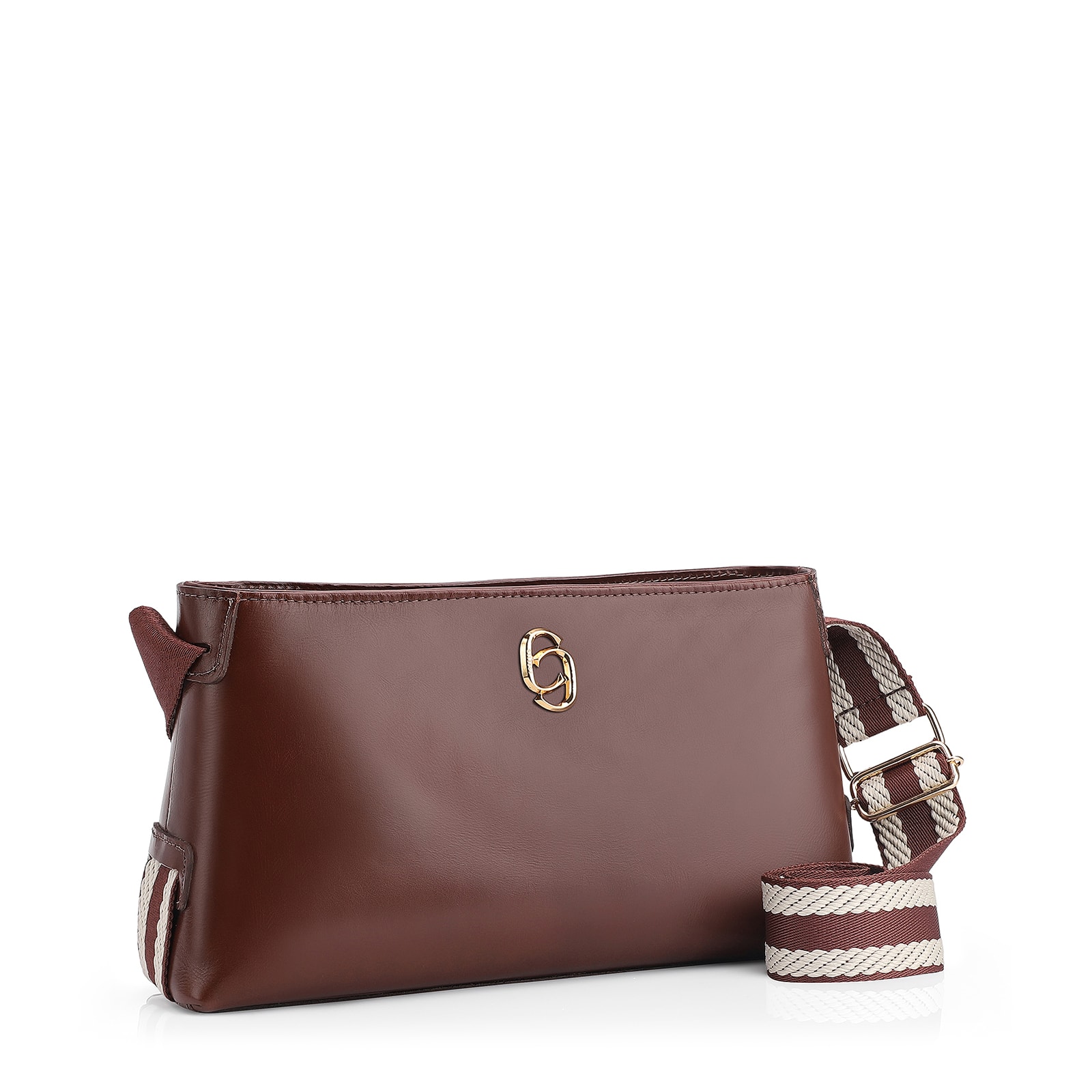 Bolsa Transversal Couro Marrom