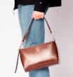 Bolsa Transversal Couro Marrom - imagem 2