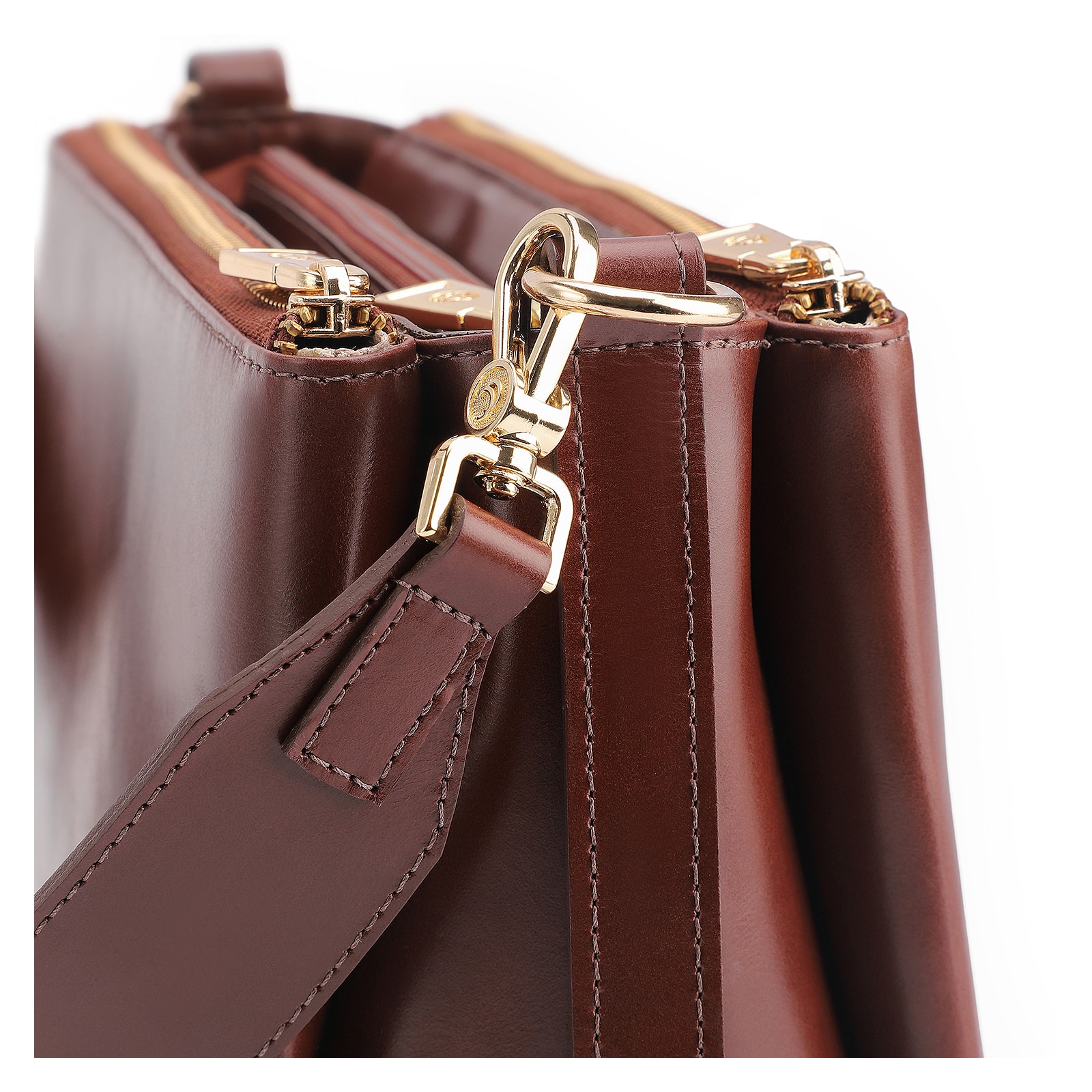 Bolsa Transversal Couro Marrom