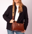 Bolsa Transversal Couro Marrom - imagem 9