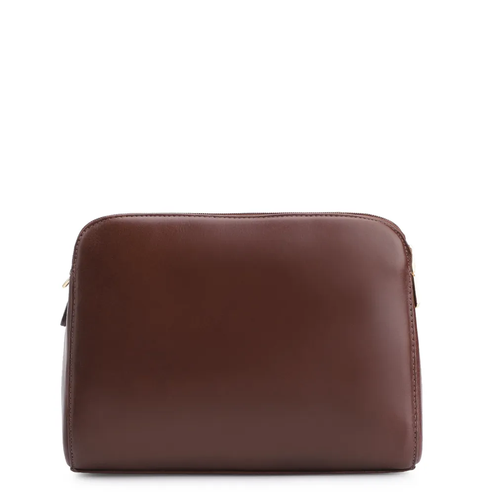 Bolsa Transversal Couro Marrom - imagem 4