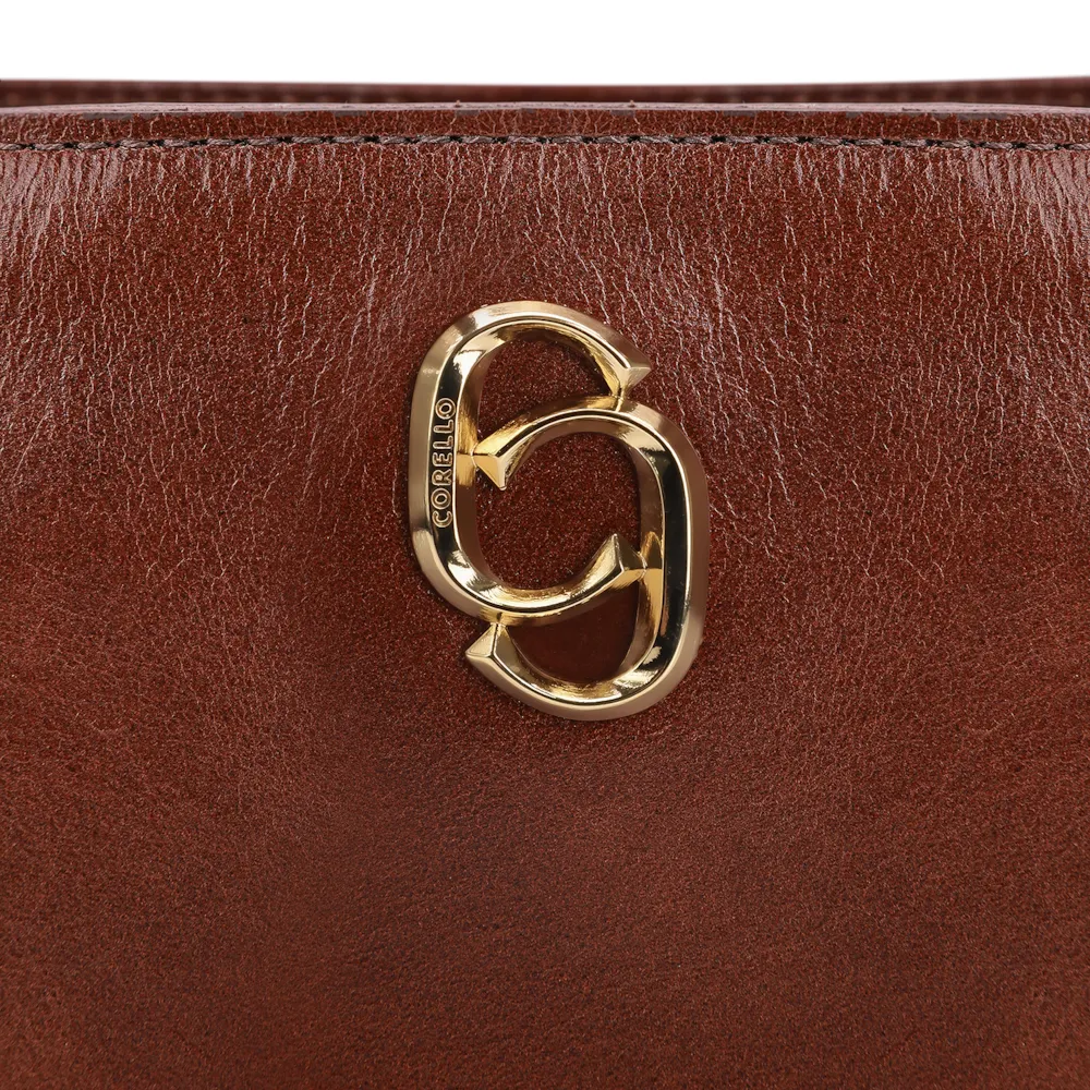 Bolsa Transversal Couro Marrom - imagem 6