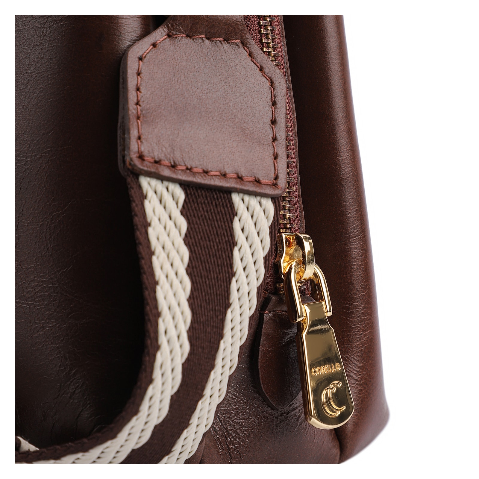 Bolsa Transversal Couro Marrom