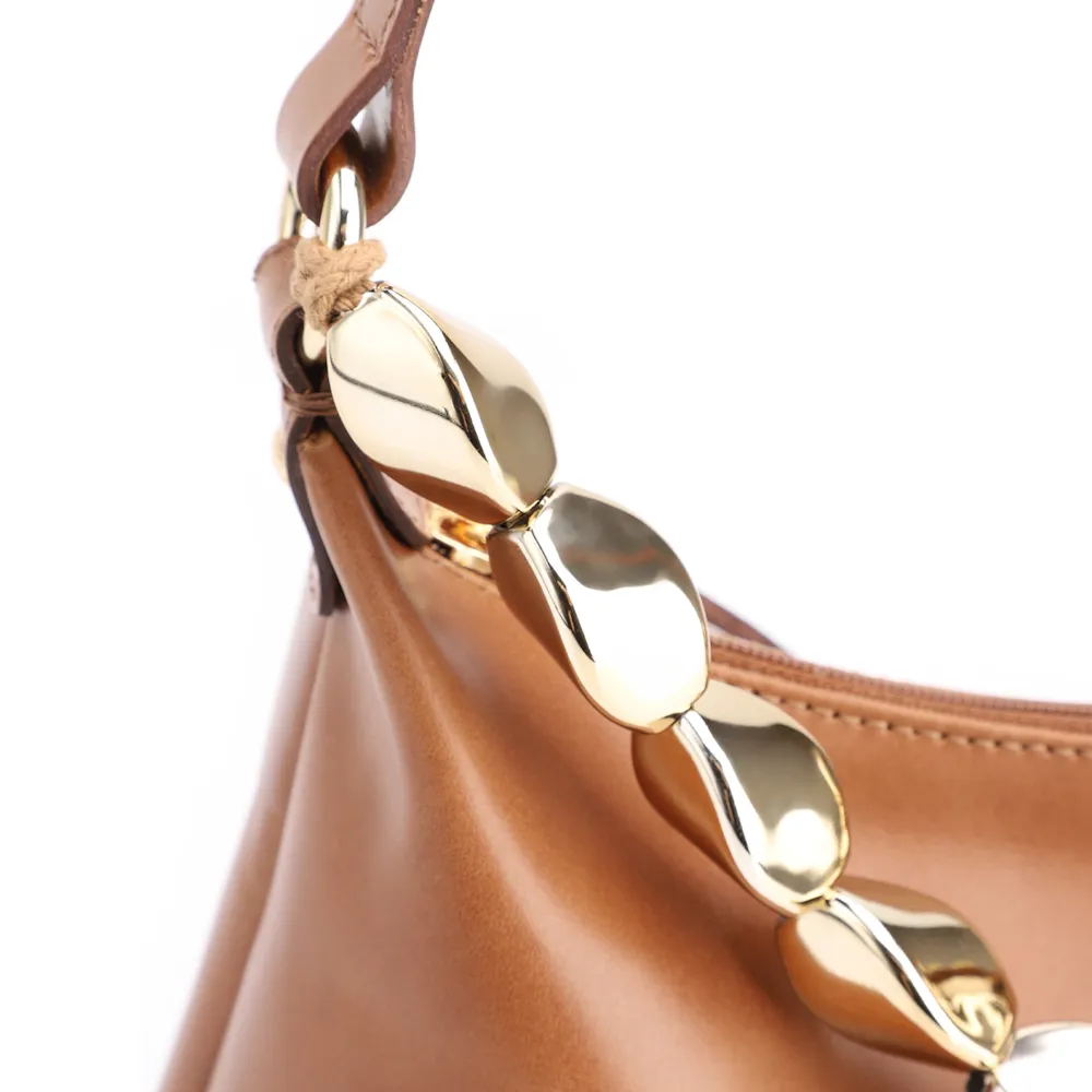 Bolsa Transversal Couro Marrom - imagem 5