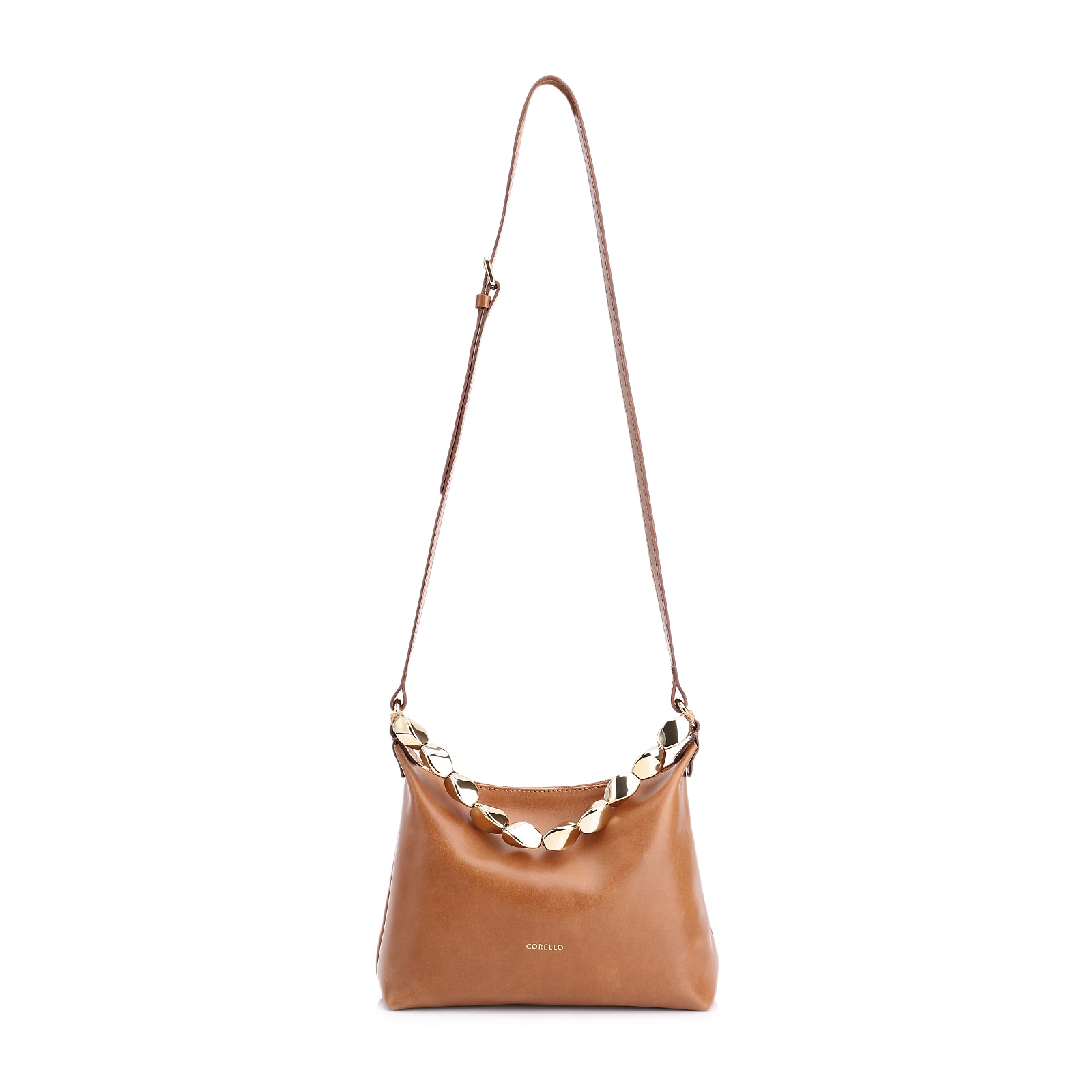 Bolsa Transversal Couro Marrom