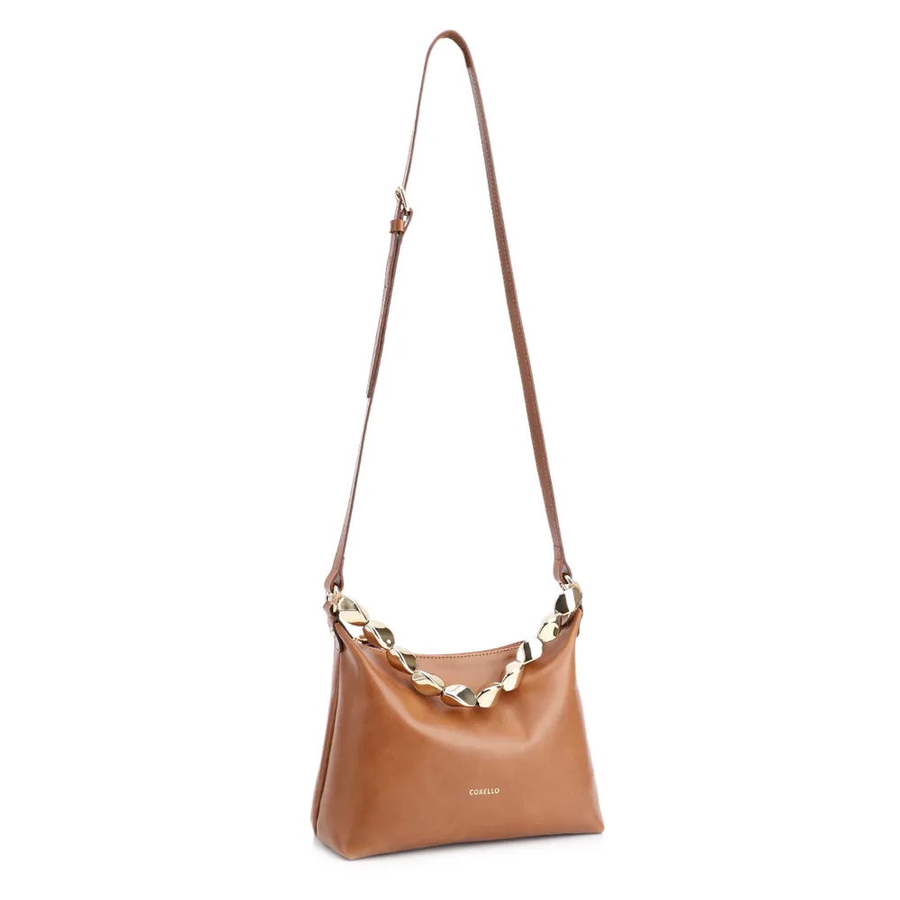 Bolsa Transversal Couro Marrom - imagem 2