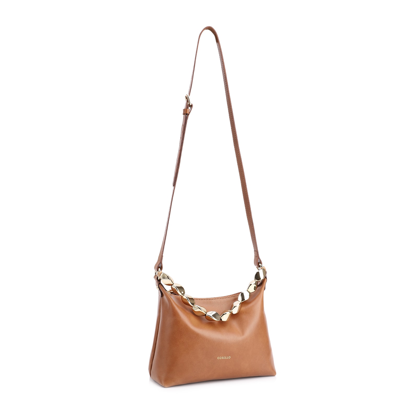 Bolsa Transversal Couro Marrom