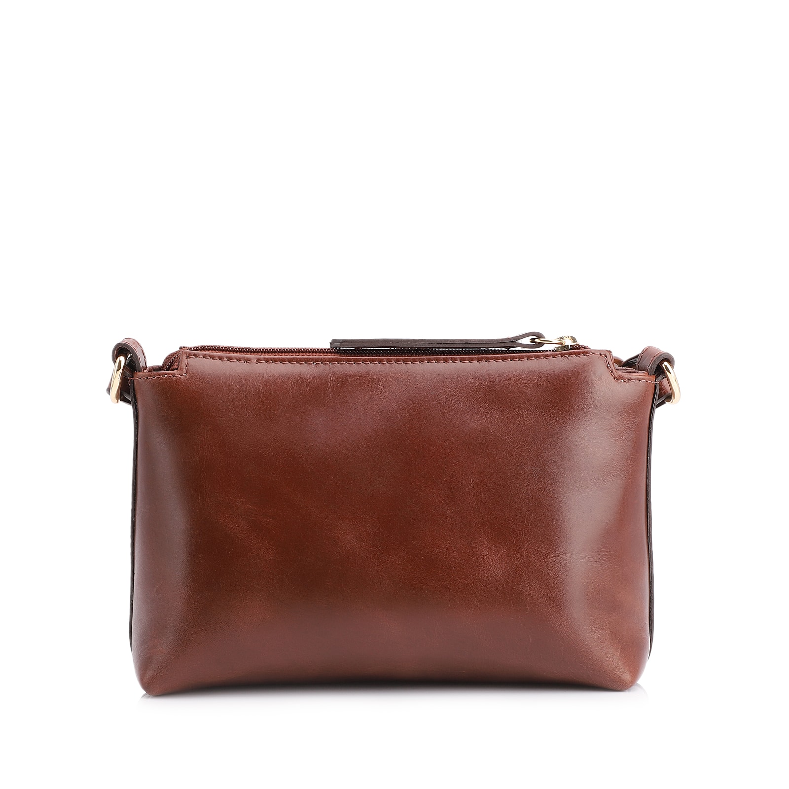 Bolsa Transversal Couro Marrom