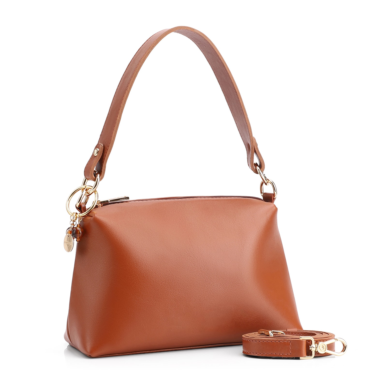 Bolsa Transversal Couro Marrom