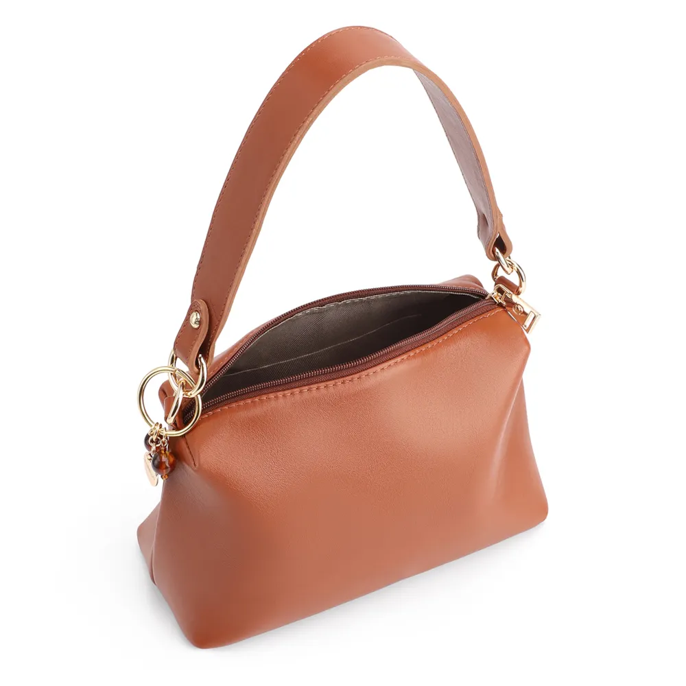 Bolsa Transversal Couro Marrom - imagem 5