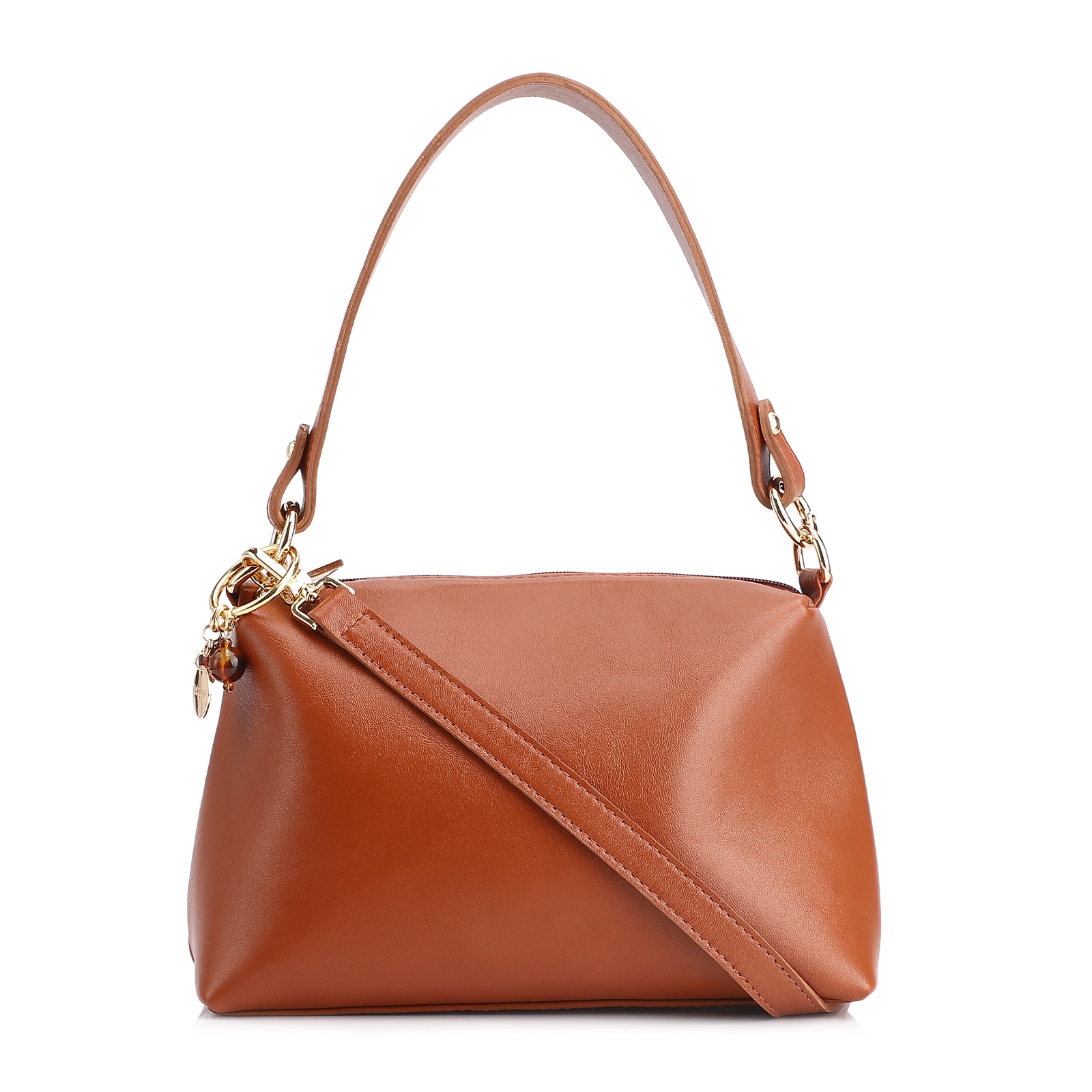 Bolsa Transversal Couro Marrom