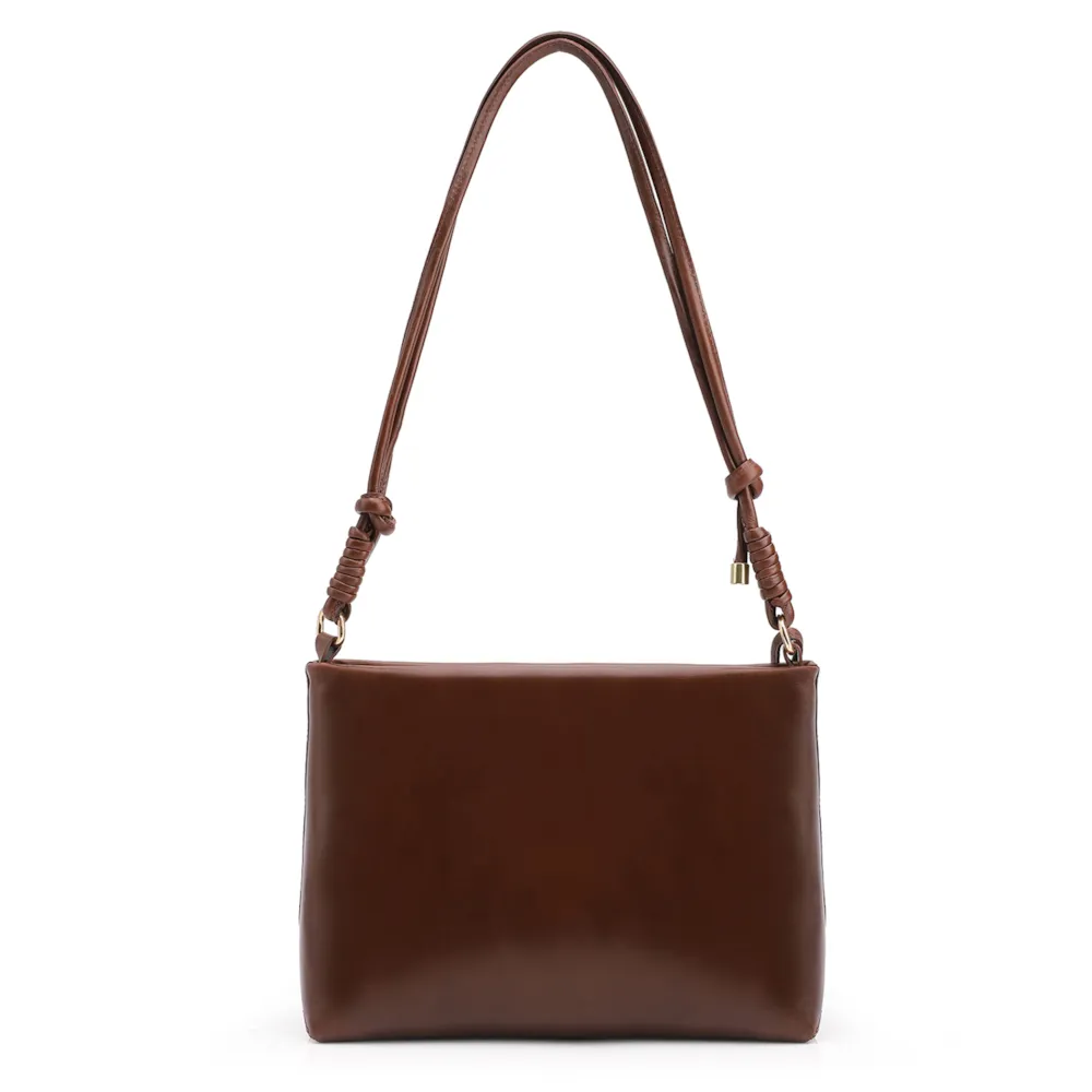 Bolsa Transversal Couro Marrom - imagem 3