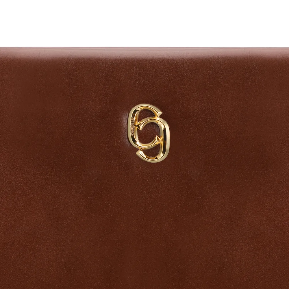 Bolsa Transversal Couro Marrom - imagem 6