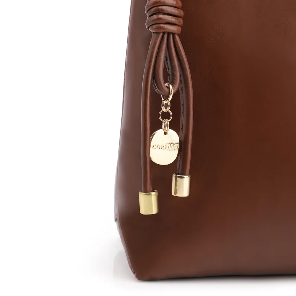 Bolsa Transversal Couro Marrom - imagem 7
