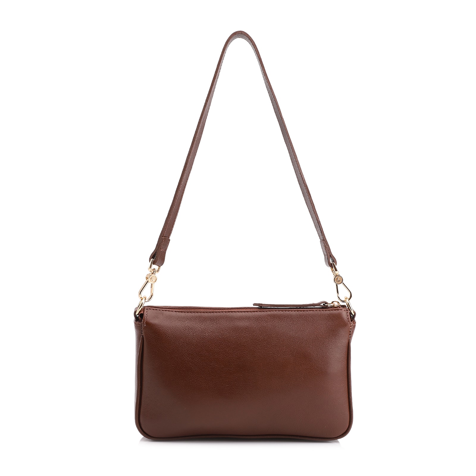 Bolsa Transversal Couro Marrom