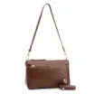 Bolsa Transversal Couro Marrom - imagem 2