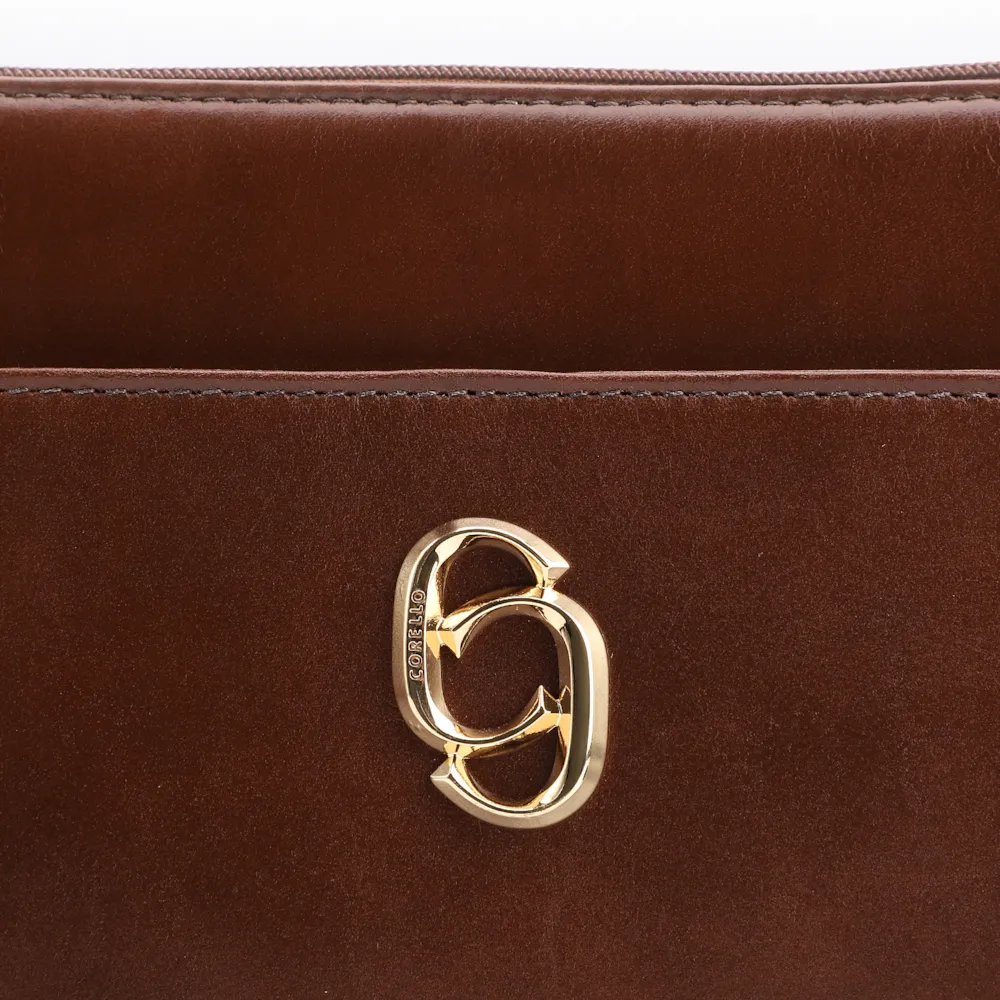 Bolsa Transversal Couro Marrom - imagem 6