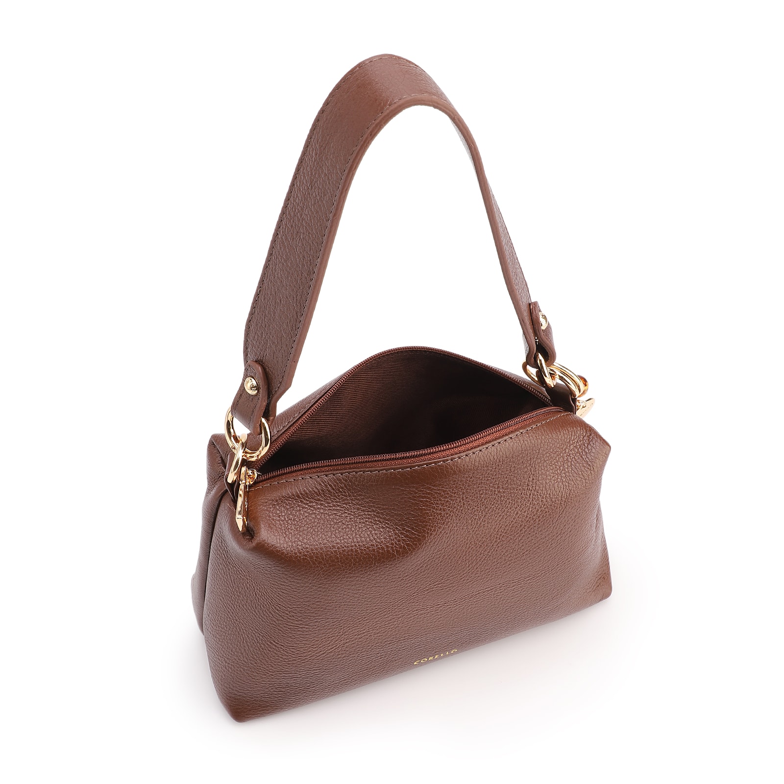 Bolsa Transversal Couro Marrom
