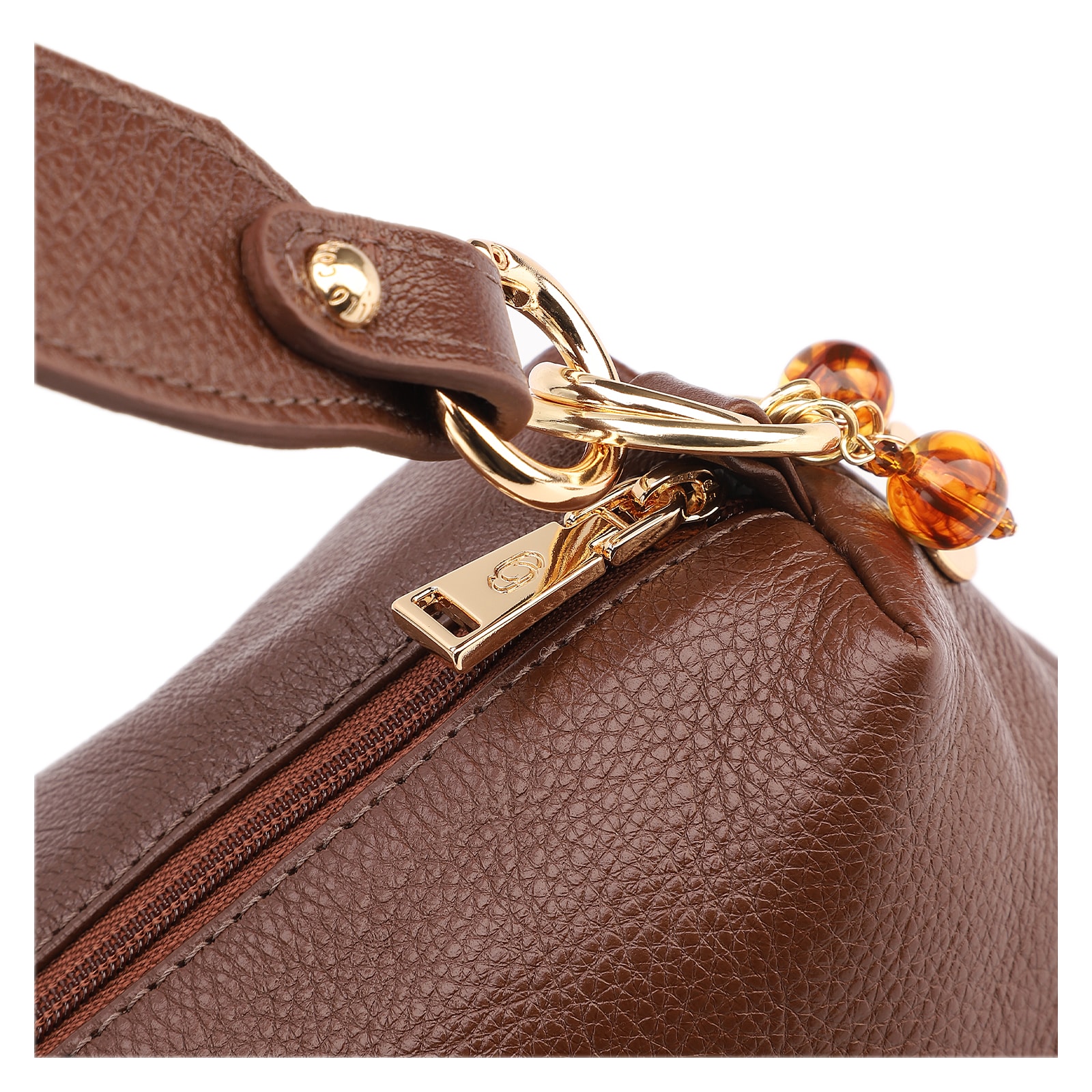 Bolsa Transversal Couro Marrom