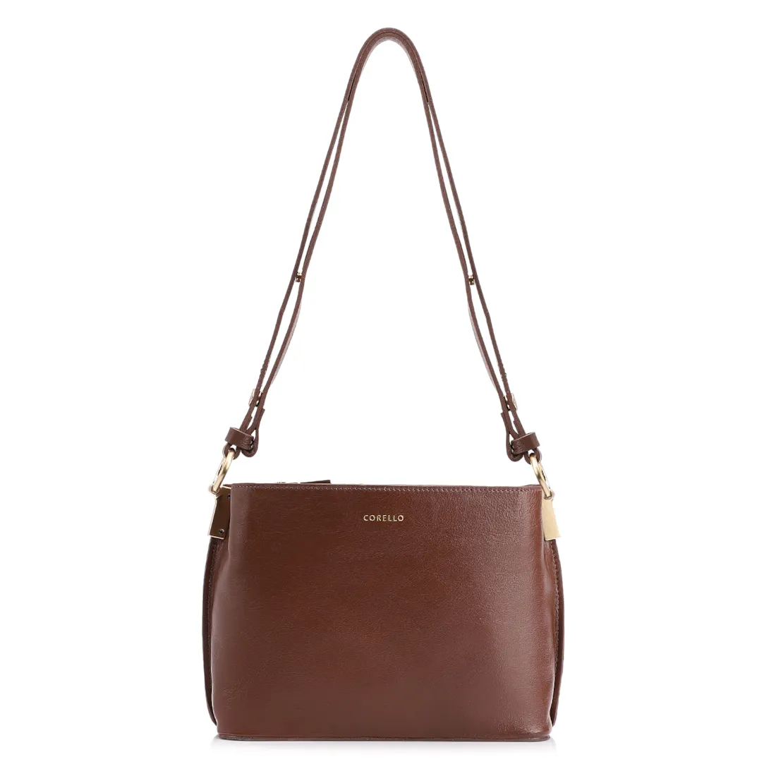 Bolsa Transversal Couro Marrom