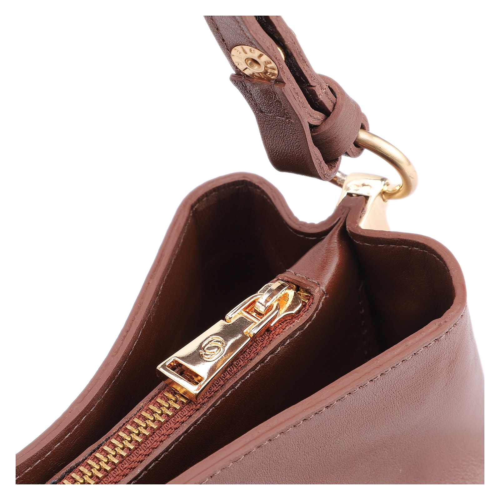 Bolsa Transversal Couro Marrom
