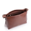 Bolsa Transversal Couro Marrom/Alça Alt Tramado Marrom - imagem 4