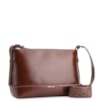 Bolsa Transversal Couro Marrom/Alça Alt Tramado Marrom - imagem 2