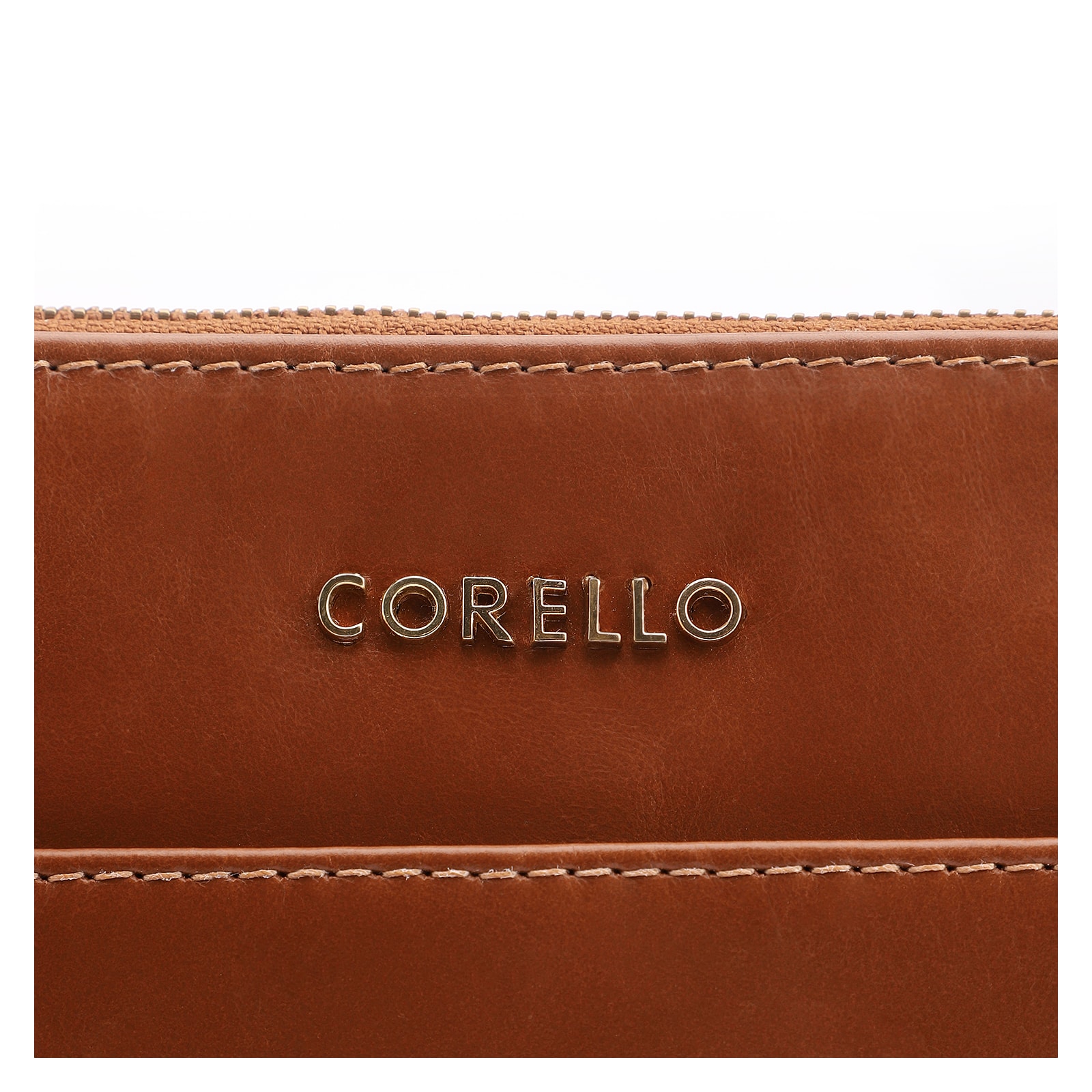 Bolsa Transversal Couro Marrom Claro